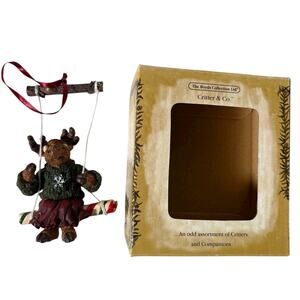 Boyds Collection Matilda Mooselswing ChristmasOrnament 2003 Moose Critter W/ Box